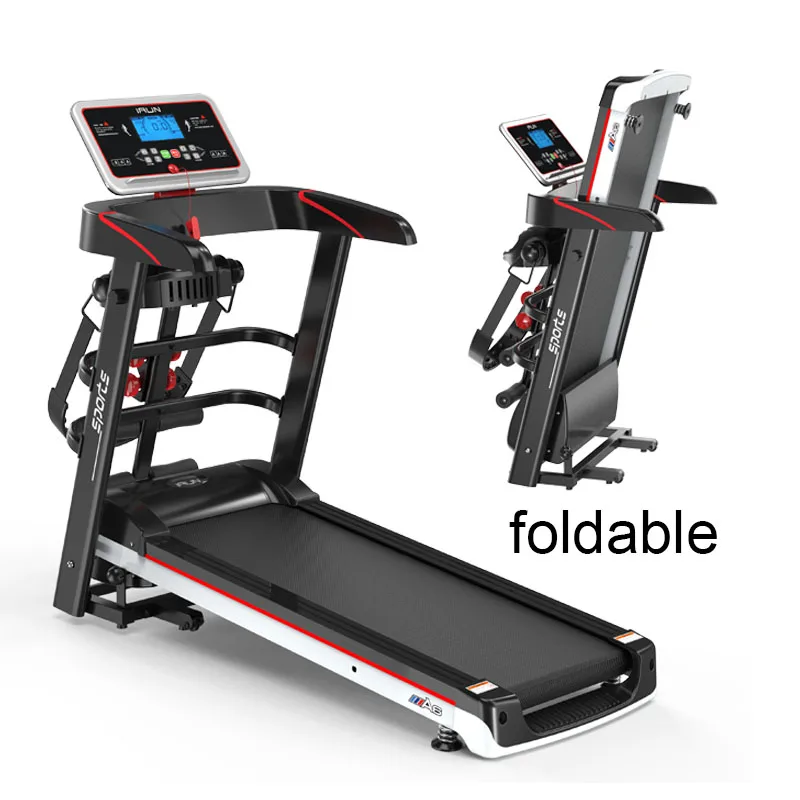 

2 in 1 folding thin treadmill smart gym comercial motor 2hp foldable curved runner heavy duty treadmill for home