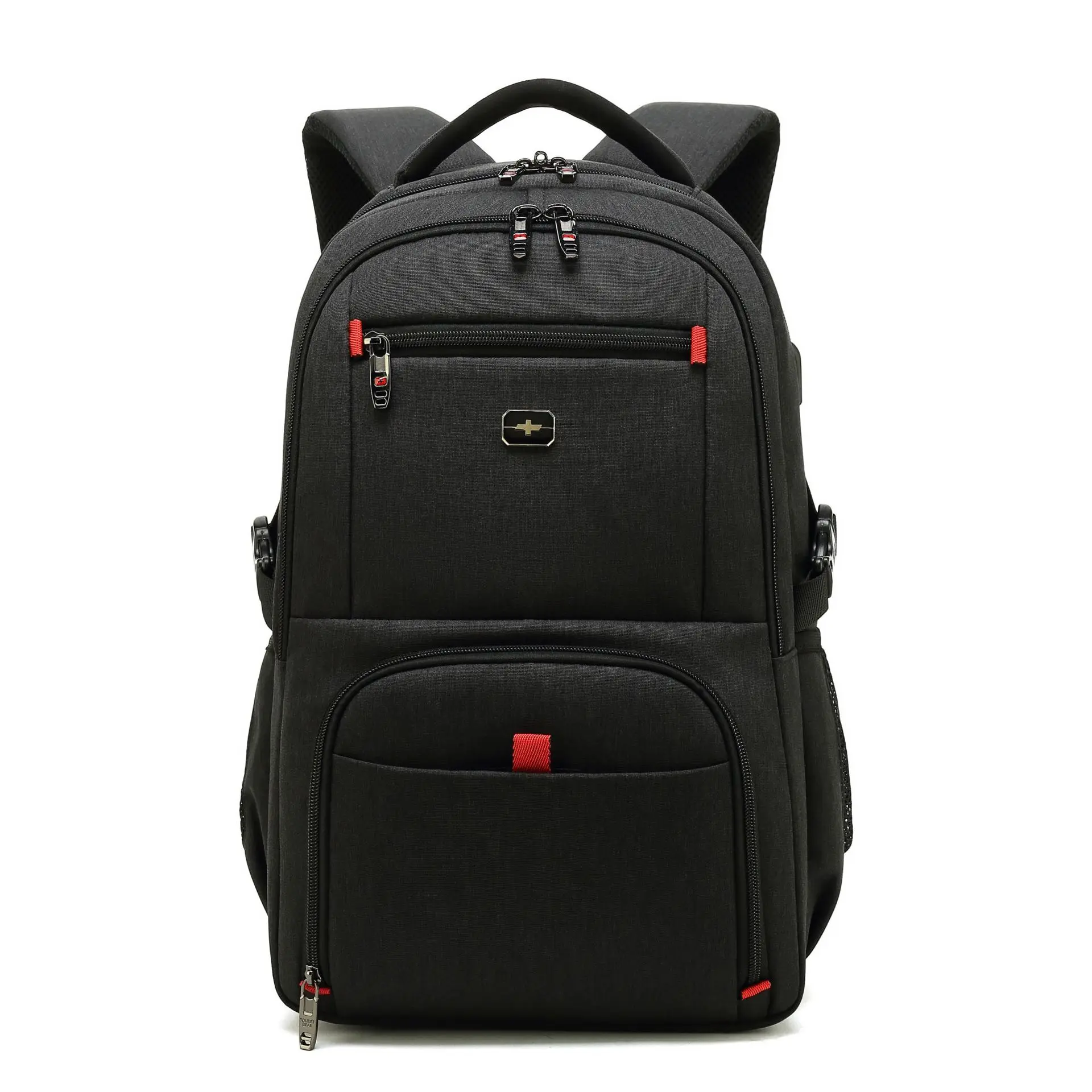 

LP026 Casual customizable waterproof travel laptop bags backpack mens with USB port and laptop compartment