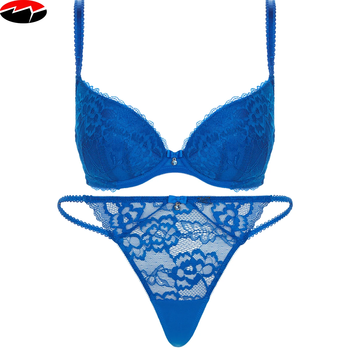 Private Label Women Sexy Floral Lace Under Wired Push Up Plunge G ...