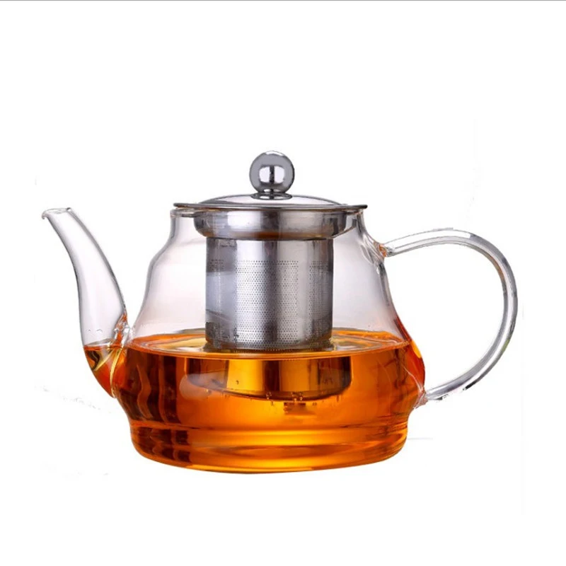 

450ml New Design Heat Resistant Glass Teapot, Clear transparent