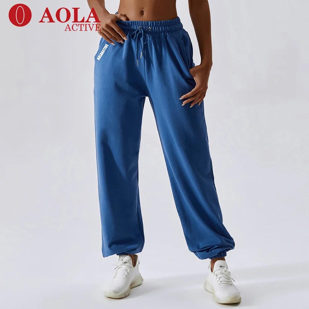 

AOLA Spring Loose Sports Jogger Sweatpants Women's Outdoor Sports Casual Pants Straight Pants For Women