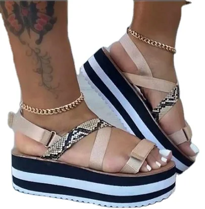 

2020 new open-toe sandals casual ladies sandals, As shown in figure