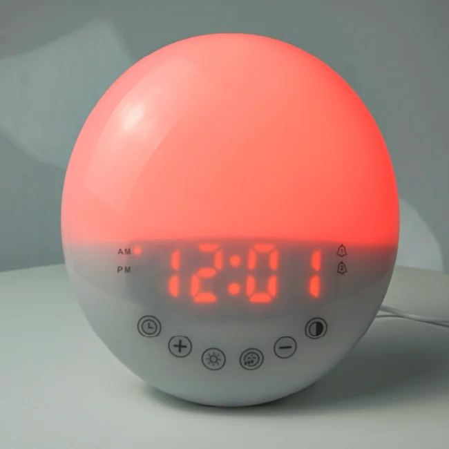 

amazong Smart Sunrise Alarm Clock Kids Adults Bedroomswake up your alarm clock white noise machine with alarm clock