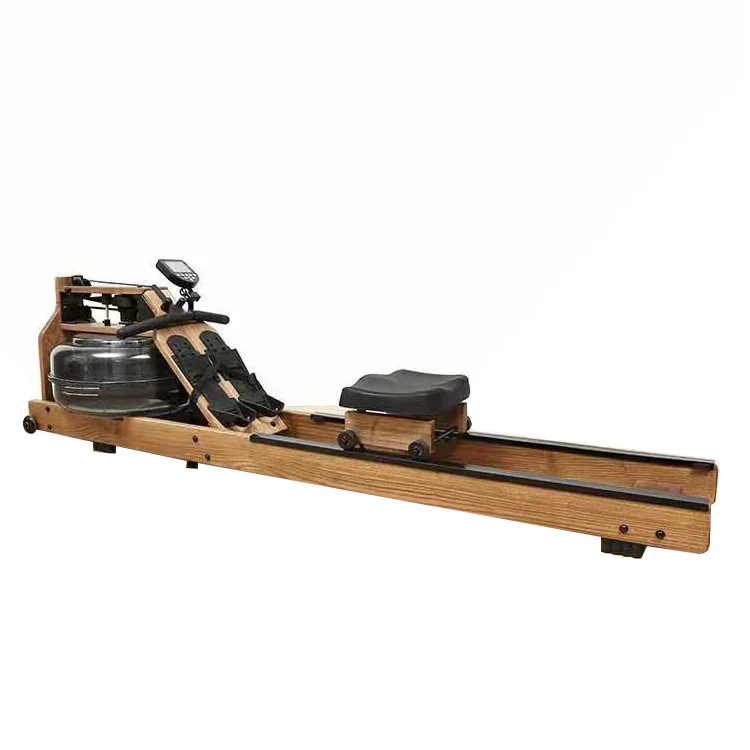 

Foldable Water Rower Club commercial portable indoor wood rowing machine adjustable water rower