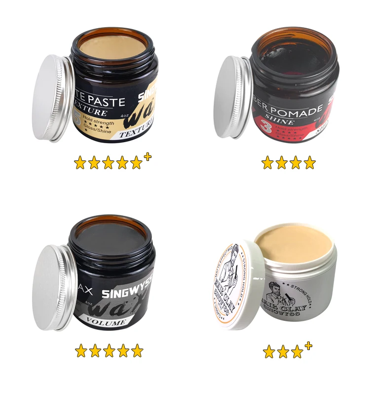 Aluminium Tin Strong Texture Hair Clay Wax Manufacturing Company Matte Clay Pomade 100g Buy