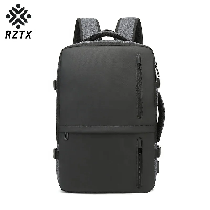 

New factory wholesale 8829 Multifunction expandable zipper bag Korean style men travel nylon laptop backpack