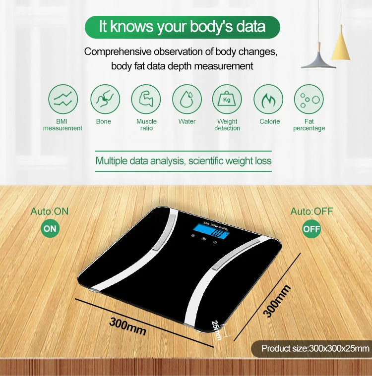 High Precision Digital Body Fat Measuring Device Health Analyser Fat