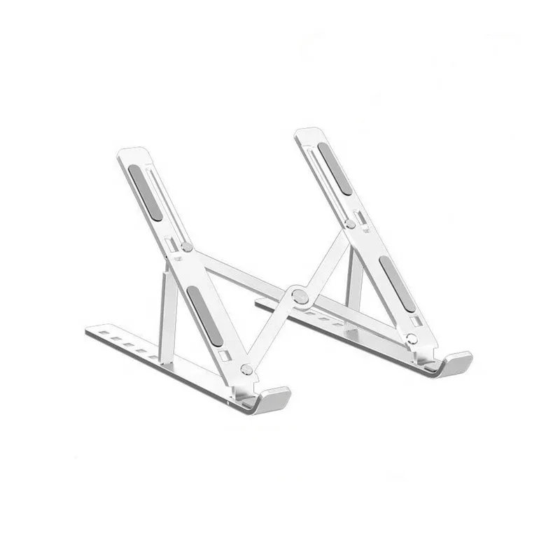 

Air-cooled Fanless Stock Aluminum Laptop stand, Silver