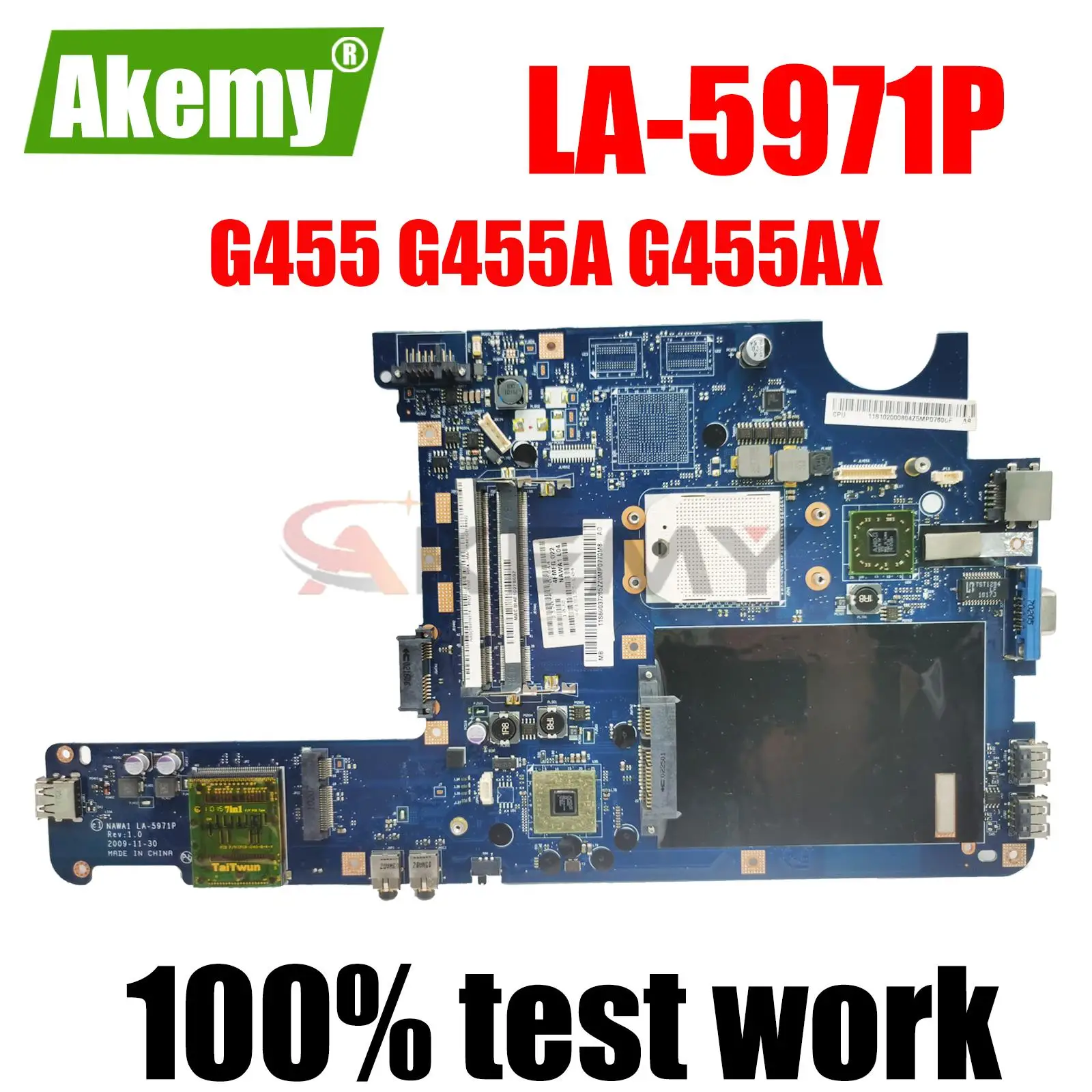 

NAWA1 LA-5971P motherboard for Lenovo G455 G455A G455AX notebook motherboard DDR2 100% test work