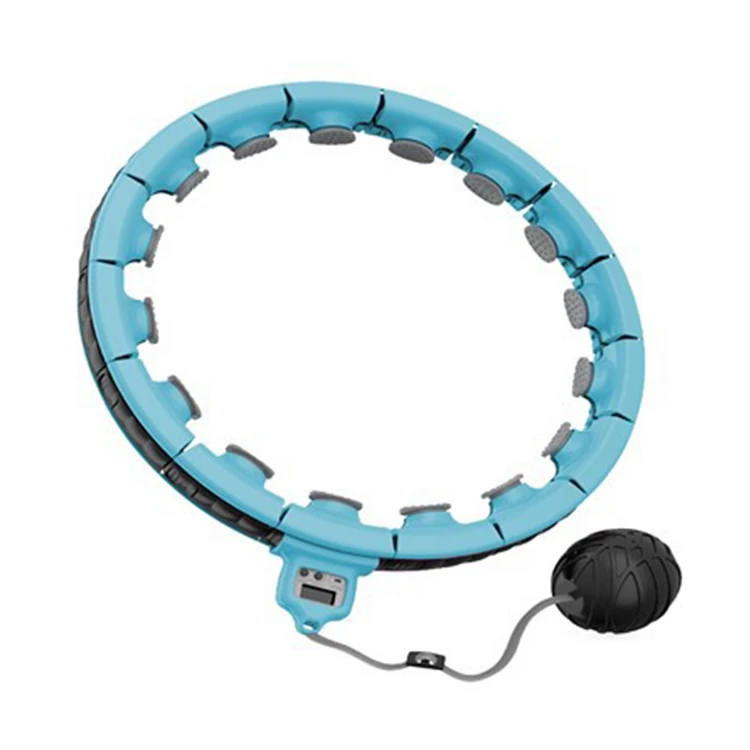 

Low price wholesale counter digital sport waist massage fitness weighted smart hula ring hoops, Three colors available