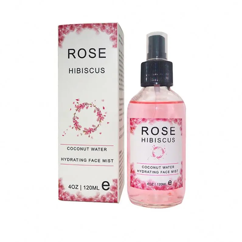 

XBY OEM 120ML Private Label 100% Pure Natural Organic Mist Spray Rose Toner Face Rose Water