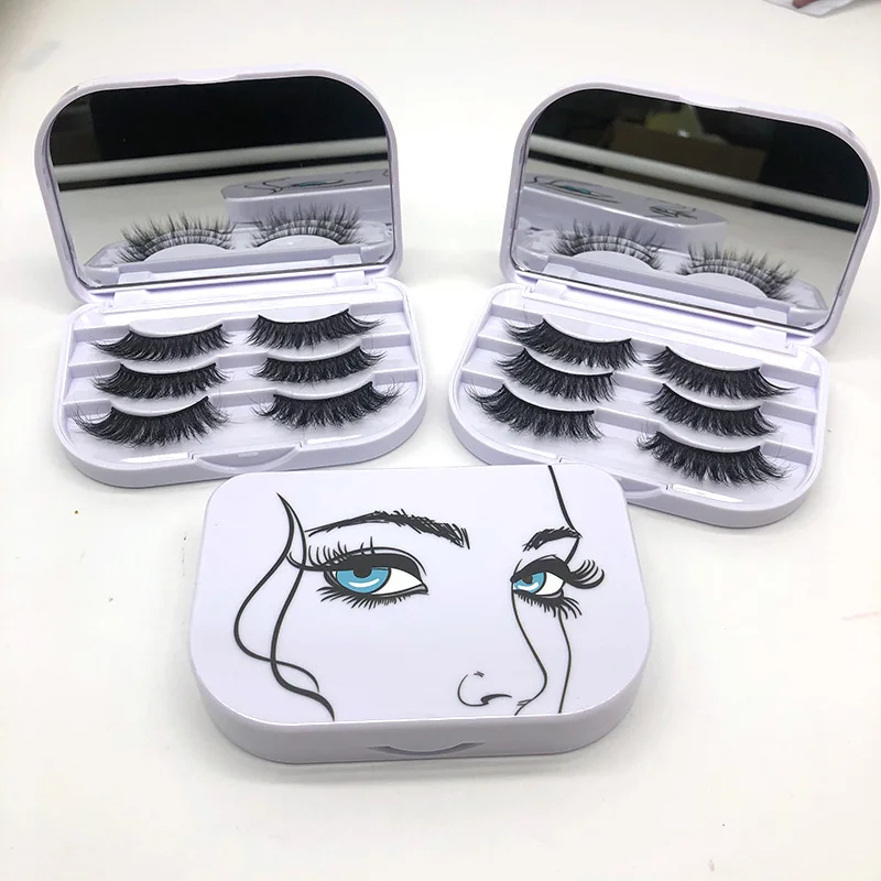 

Wholesale 20MM Mink Lashes Private Label Premium 20MM 3D Mink Eyelashes with Mirror Box