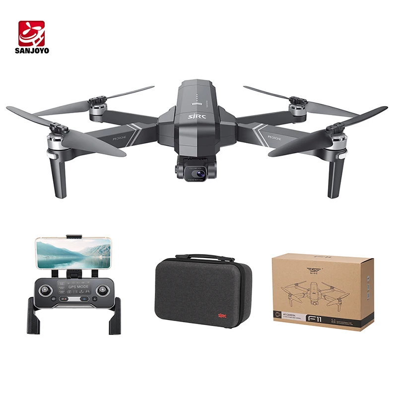 

SJRC F11S 4K PRO Professional 4K HD Camera Gimbal Dron Brushless Aerial Photography WIFI FPV GPS Foldable RC Quadcopter Drones