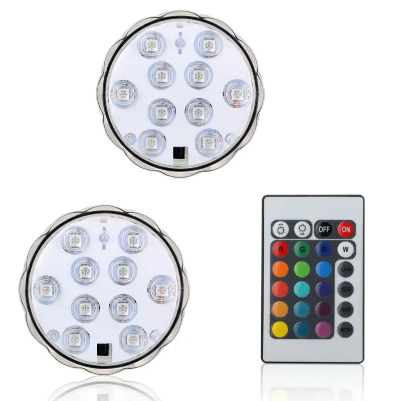 remote controlled submersible led light