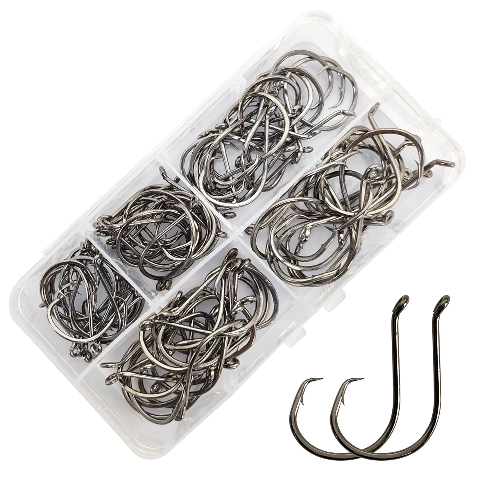 

High Carbon Steel EP-7385 Sports Circle Fishing Hooks Octopus Circle HooksFishing #1/0~#12/0 E10