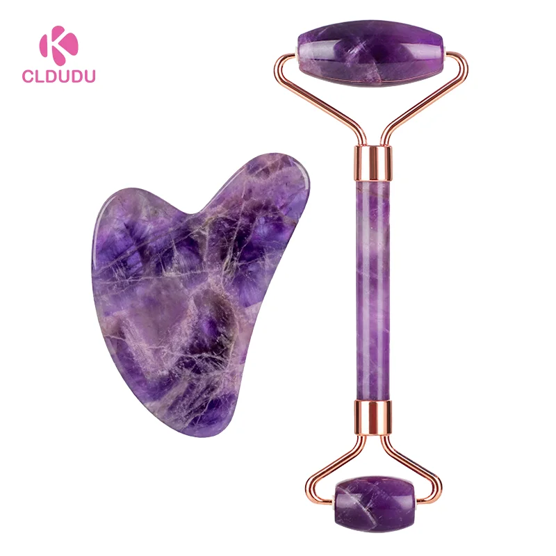 

health care natural jade guasha roller set