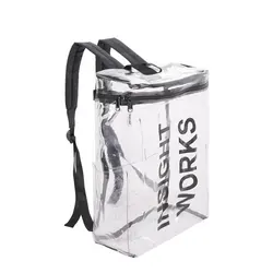 2021 New Transparent PVC School Bags Kids Sequin S