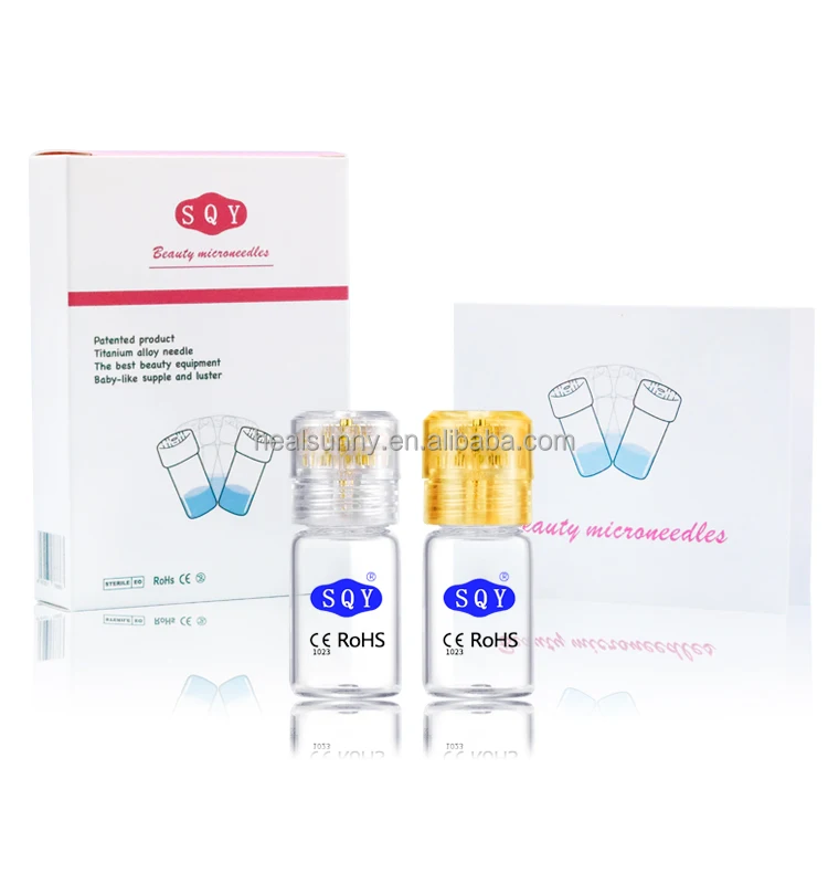 

Titanium 24K gold plated derma stamp for whitening wrinkle remover, Customized