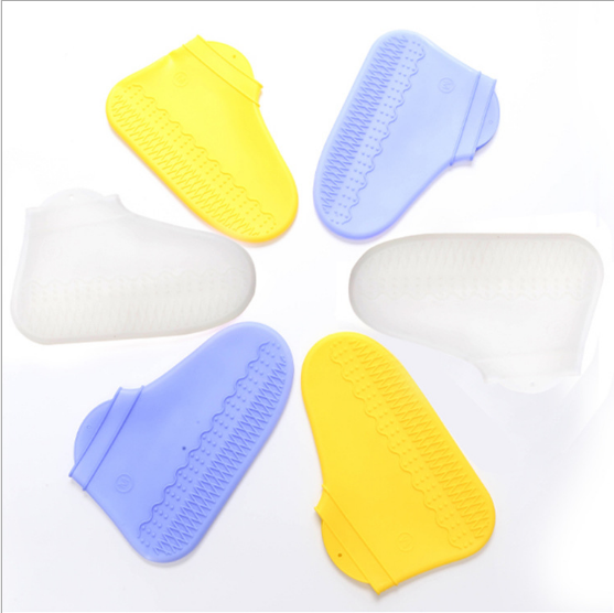 

Hot selling products Silicone fashion creative and colorful waterproof durable shoe covers, White ,purple ,yellow,black