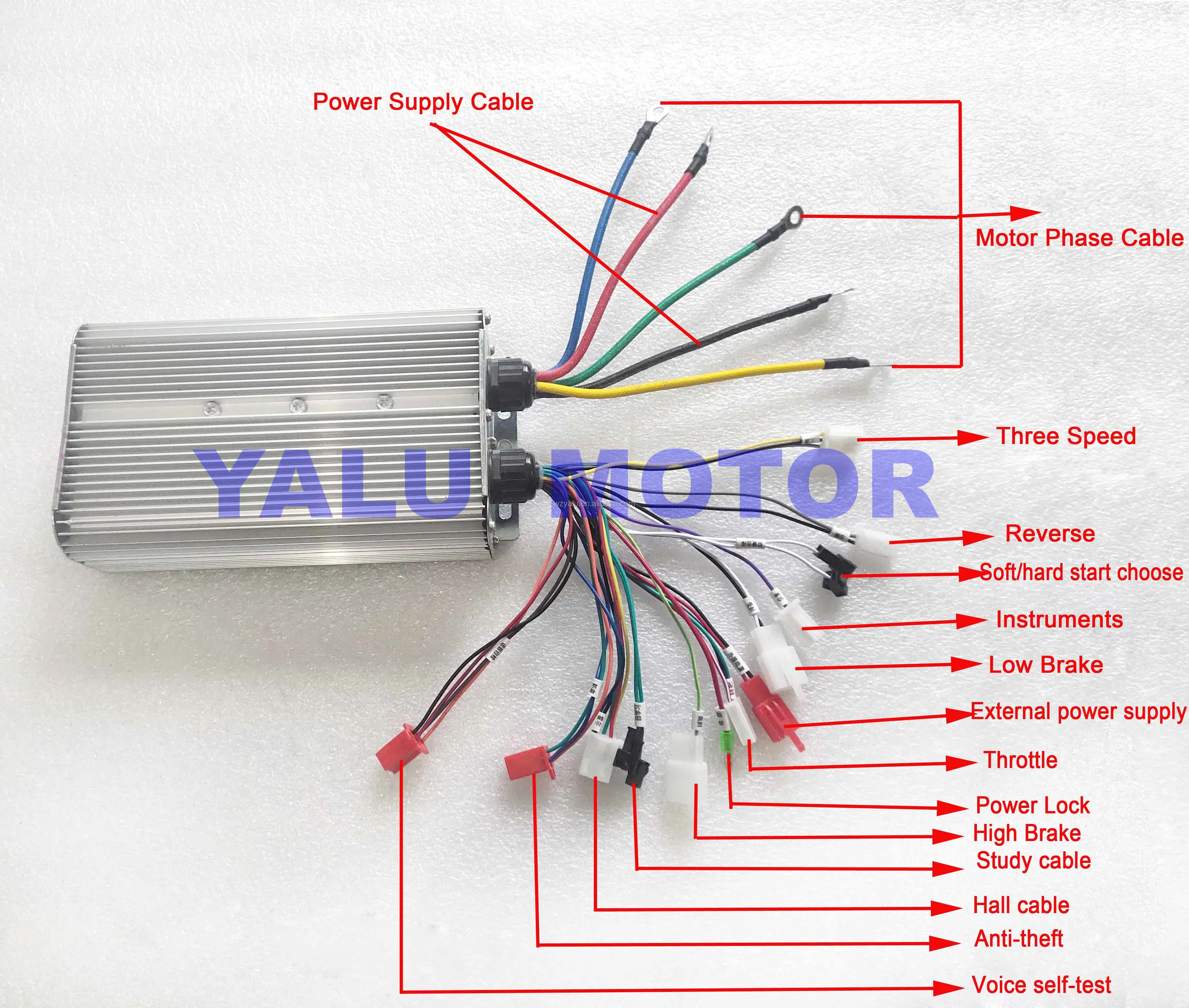 Electric Tricycle Bldc Motor Kit 850w 48v Brushless Motor With Disc