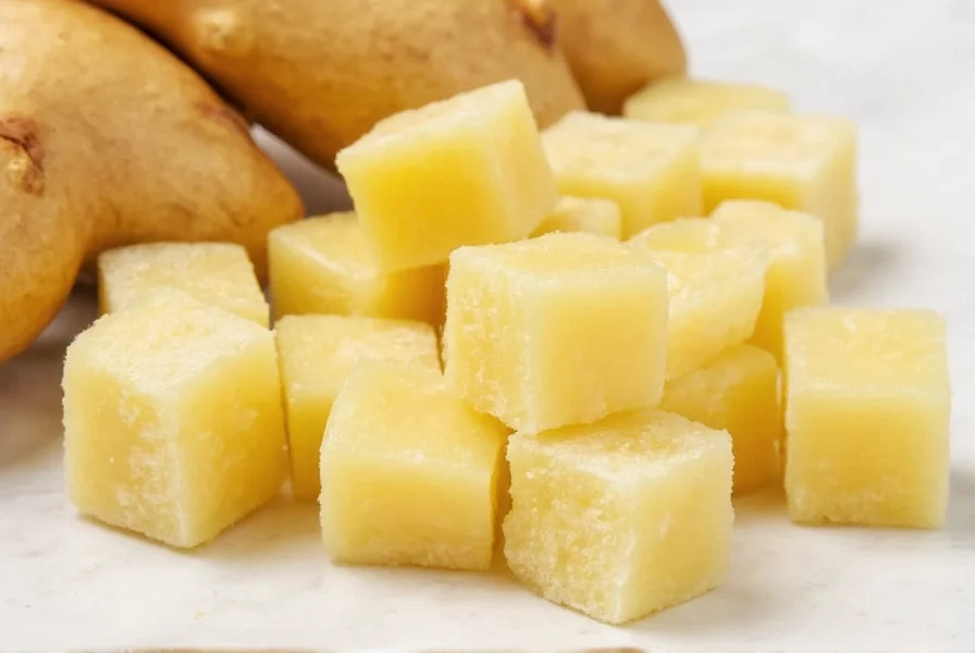 frozen ginger cubes
