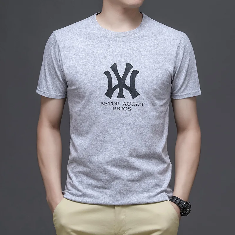 

Fashion youth short sleeve t-shirt men's 2021 summer new fashion brand printed men's half sleeve T-shirt casual men's wear