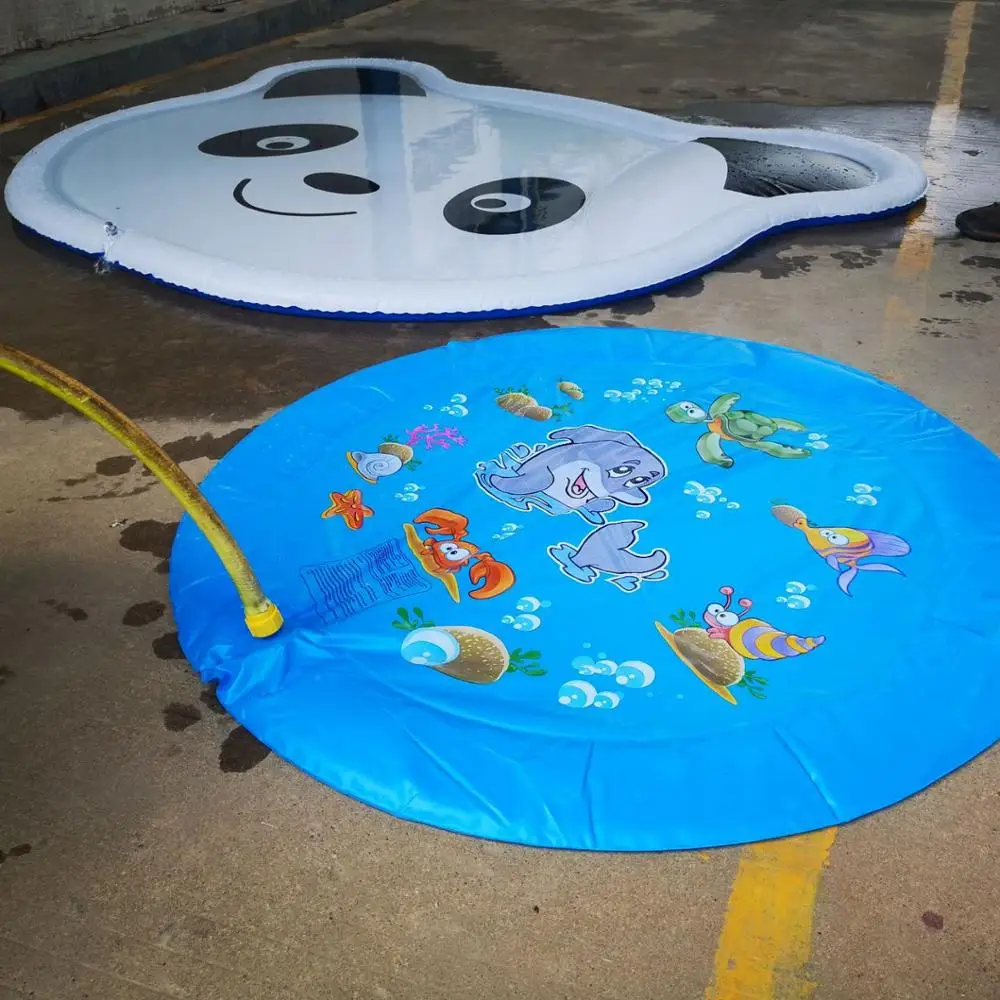

Summer Yard 100cm Children Playing Water Toys PVC Water Cushion Water Jet Mat Outdoor Baby Play Mat