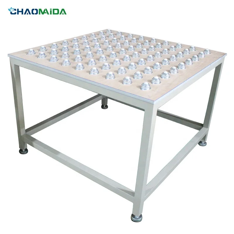 

universal ball transfer table conveyor assembly line for roller conveyor system production line