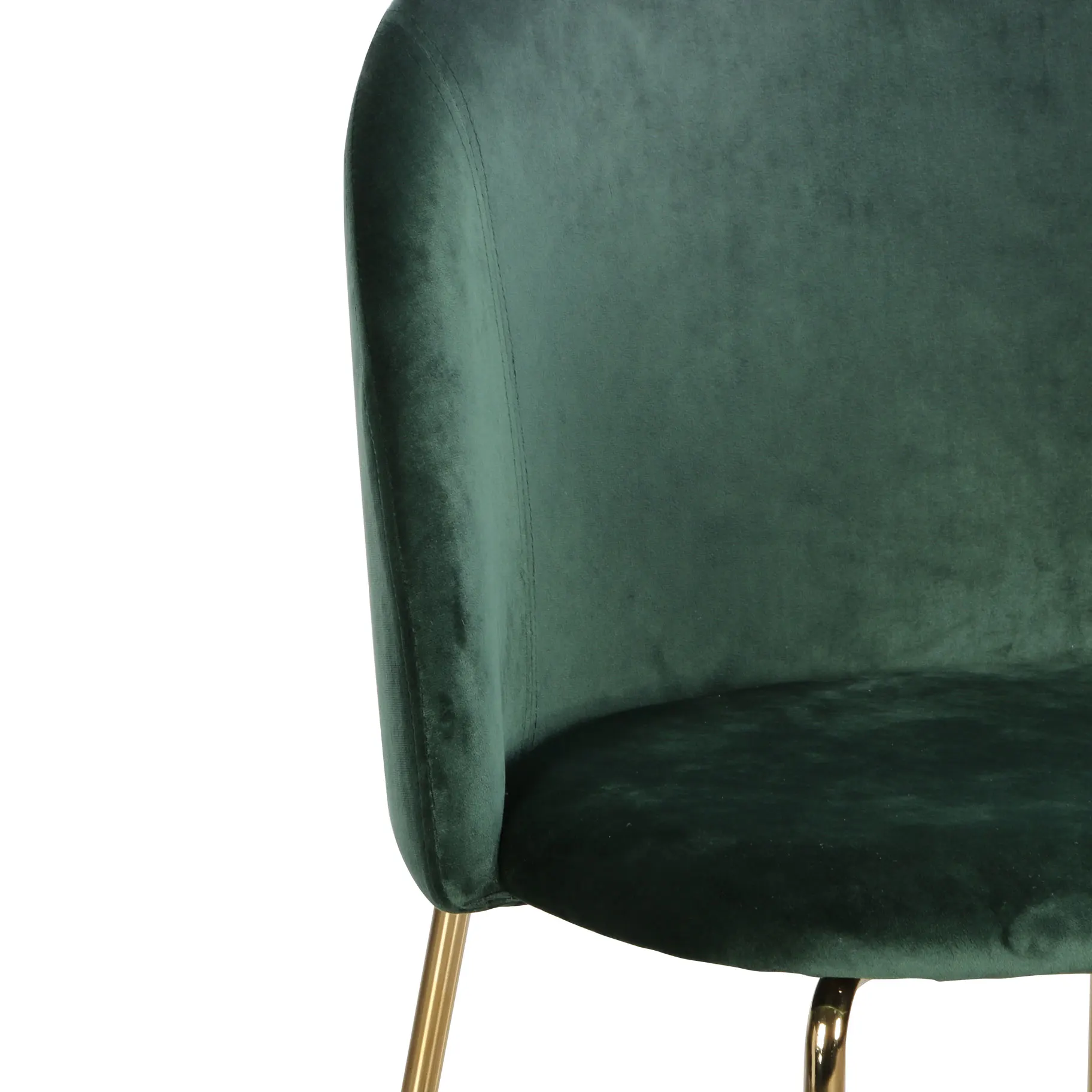 
Luxury design restaurant modern fabric dinning green dining velvet chairs 