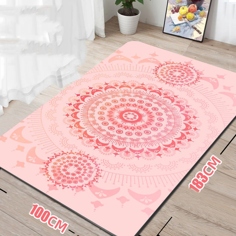 

183*100cm 8mm Extra Large TPE Yoga Mat High Quality Sport Mats For Gym Home Fitness Tasteless Pads Exercise Gymnastics, 5 colors