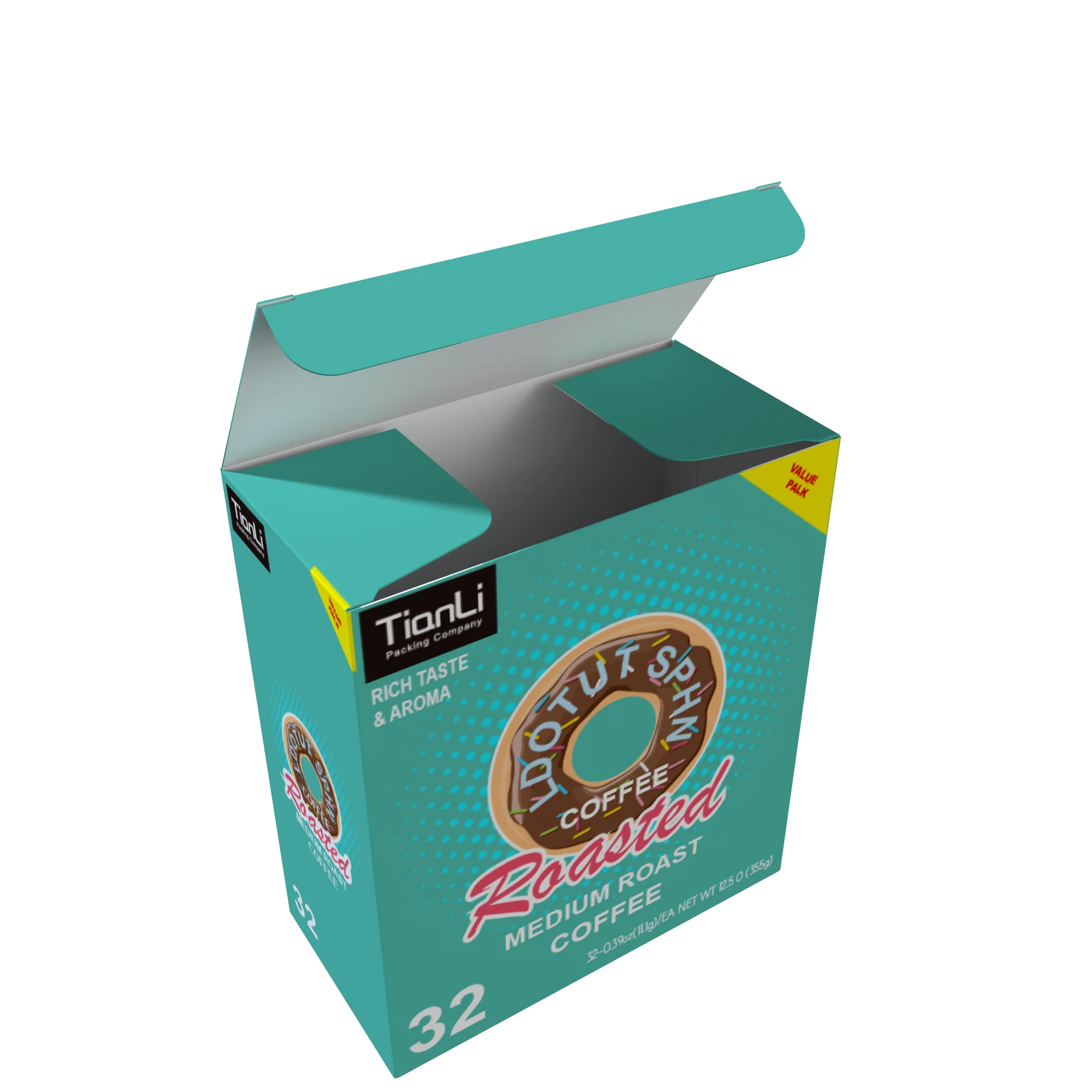 

kraft Donut box Mochi Donut Box Printed Shipping Donut Boxes Packaging Factory cheap wholesale