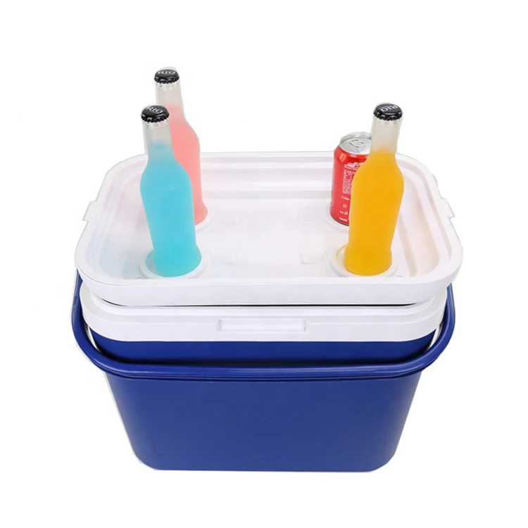 

30L Portable plastic PP ice chest cooler box with handle camping trips