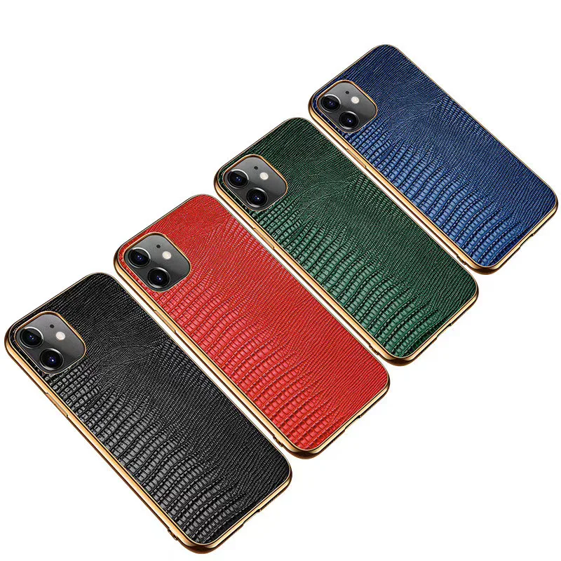 

2020 NEW High-end Real Leather Luxury phone Case Leather Business phone case for iphone 11