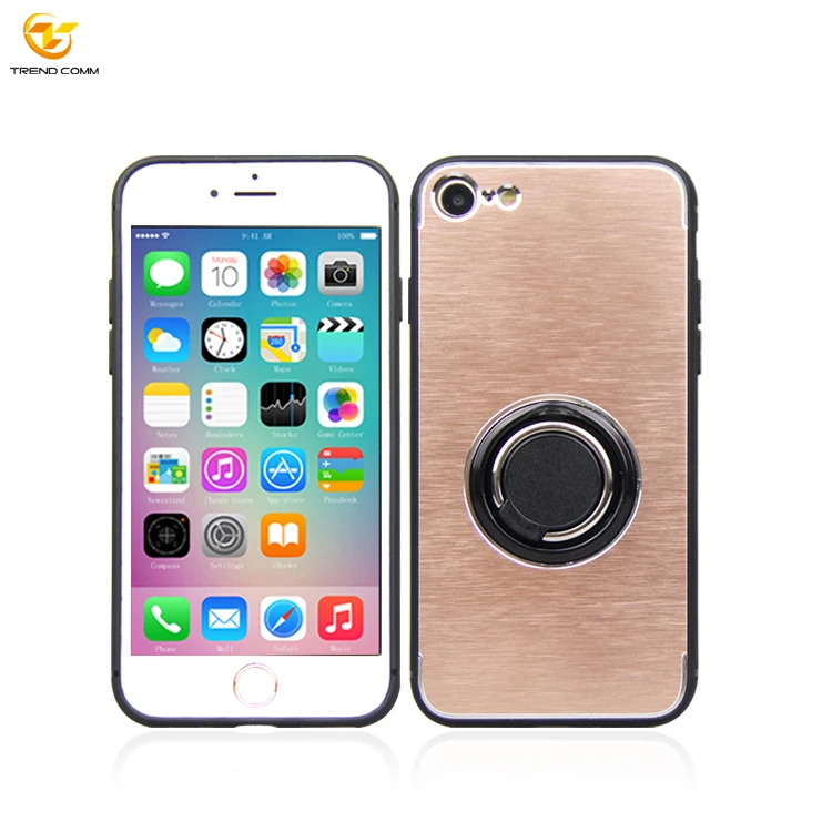 

Aluminum Top Case Phone Ring Holder Magnetic New SE 2020 Metal Phone Case, Black, blue, golden, pink, red, silver