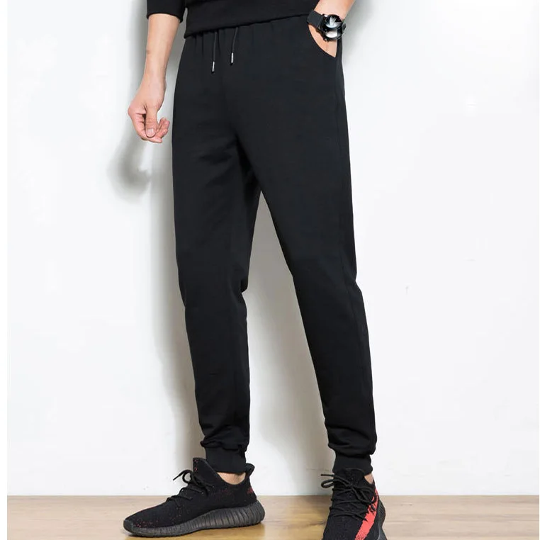 

2020 hotsale drawstring custom cotton sweatpants for men cheap wholesale