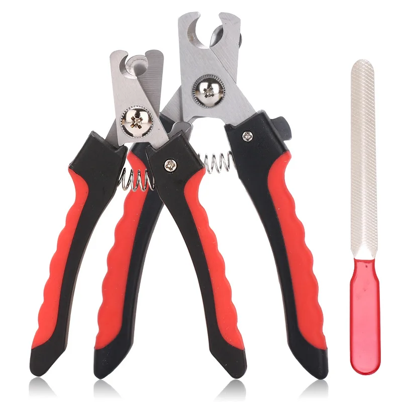 

Pet Nail Clipper Cutter Scissors Set Stainless Steel Grooming Clippers Professional Dog Nail Clippe, Picture