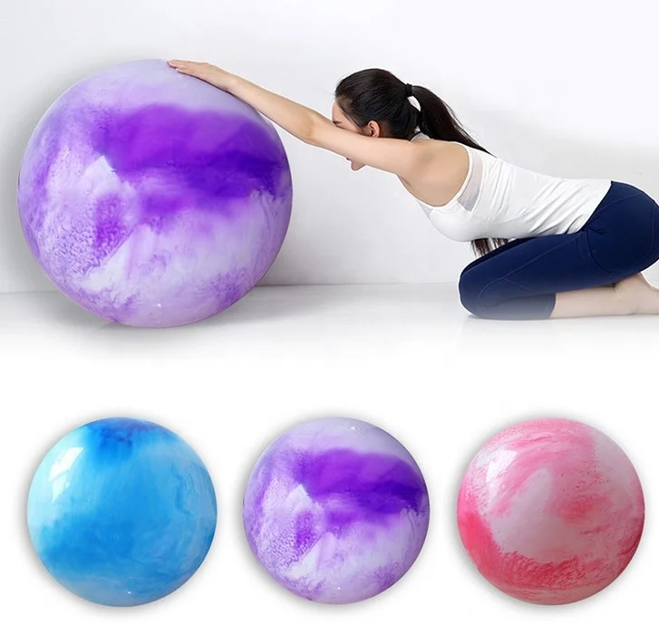 

yoga ball 45cm55cm65cm75cm85cm95cm size customization pvc ball for gym yoga, Red/blue/purple