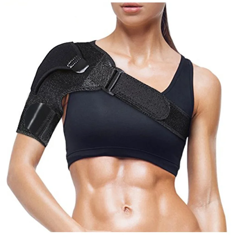 

Compression Orthopedic Neoprene Shoulder Brace Sport Shoulder Protector, Black