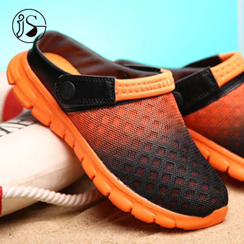 

2021 New Mesh slippers and Couples slippers for comfortable half slippers for boys