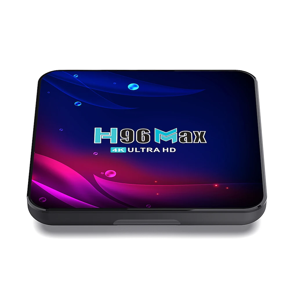 

Factory wholesale set top tv box android 11 RK3318 quad core 2GB RAM 16GB ROM smart 4K box tv H96MAX V11, Black