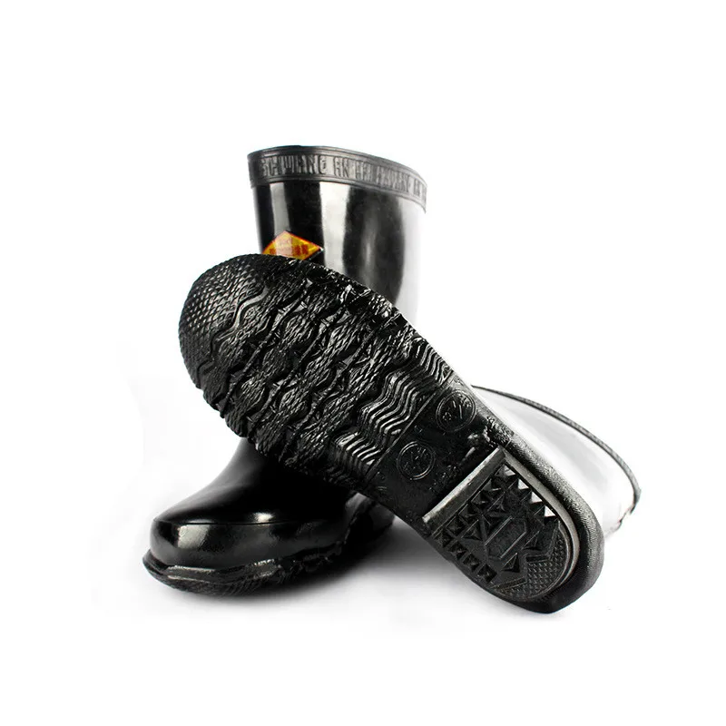 

Power industry Lineman Hight Top Black Color Rubber Anti-slip Dielectric 30KV Insulated Safety Boots