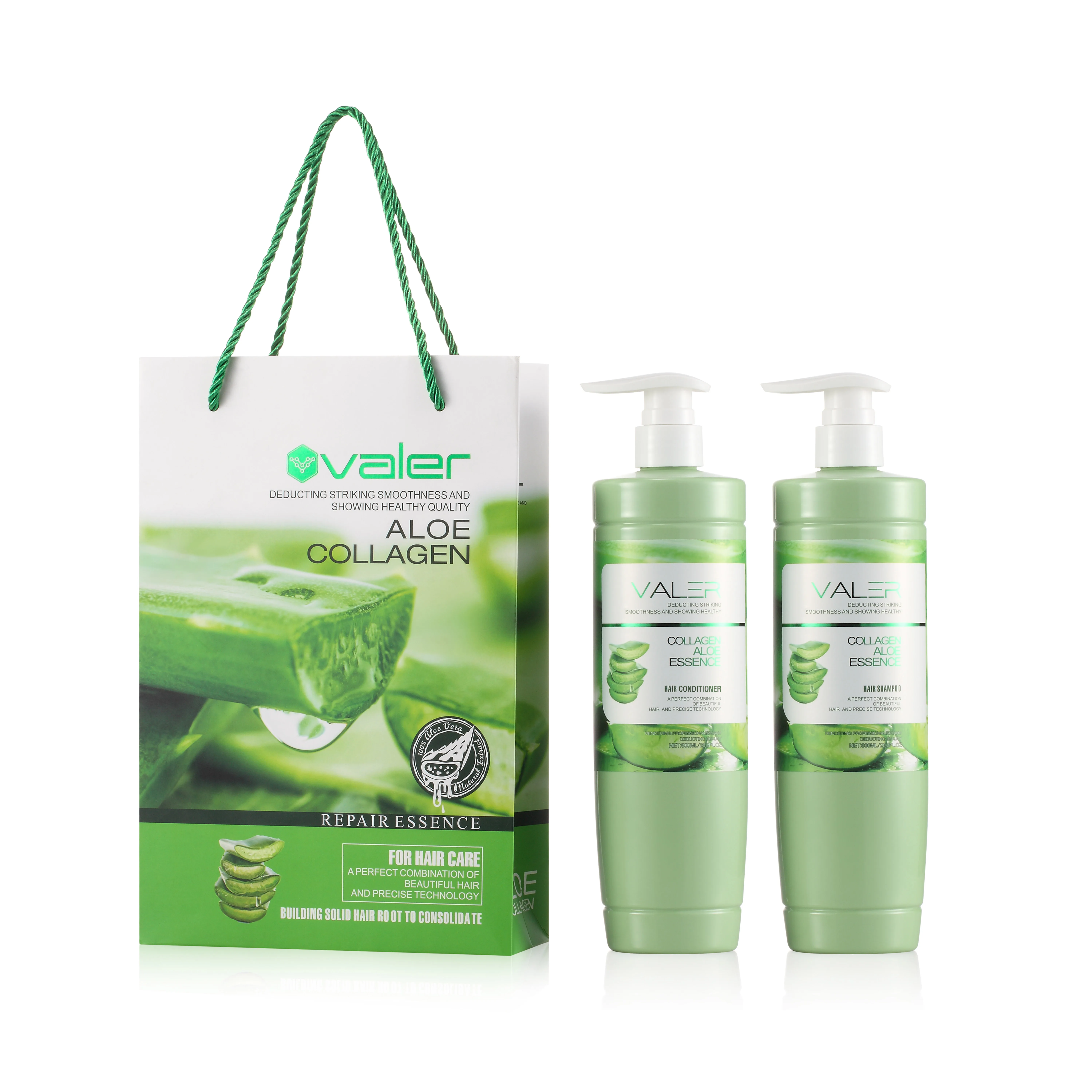 

Private Label Natural Hair care Aloe Vera Anti-dandruff Nourishing Shampoo and Conditioner Set