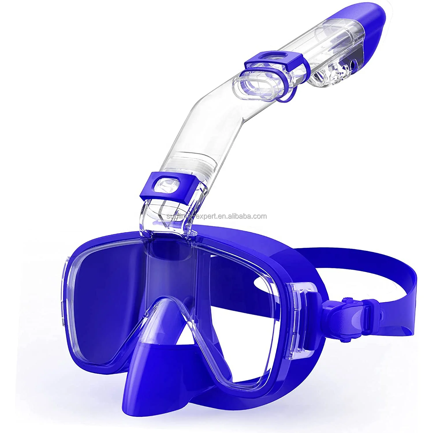

Unisex Oem Odm Print Logo Red Blue Black Pink Fashion Full Dry Diving Snorkeling Mask Diving Glasses For Myopia, Blue red black green etc 9 colors available