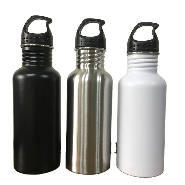 

Best Sales More size water bottle stainless steel single wall sublimation water bottles, Silver, black etc