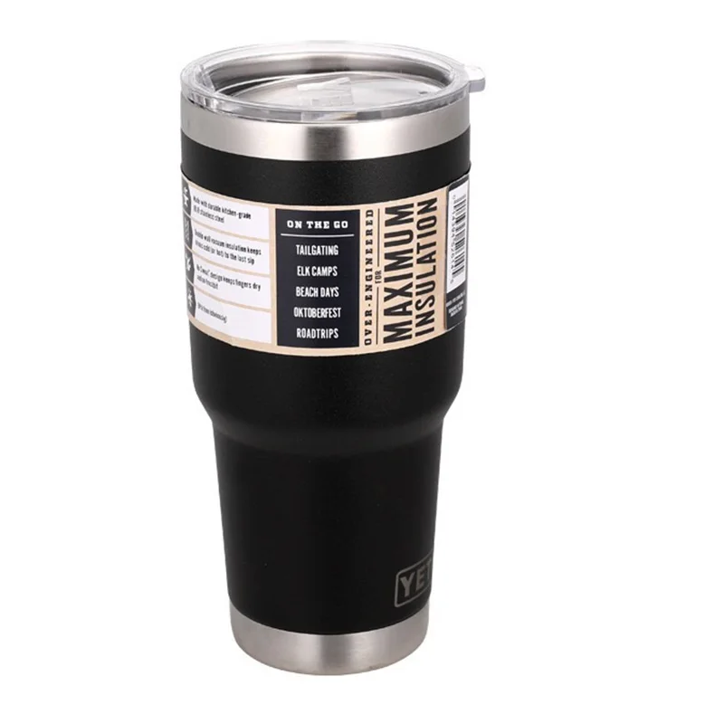 

900ML Travel Coffee Mug Water Cup Stainless Steel Thermos Tumbler Bottle Garrafa Termica Vacuum Flask, Customized color