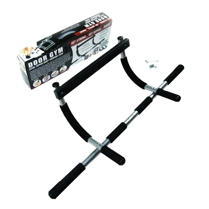 

Pull Up Bar Doorway Sit Up Door Bar Portable Gym Chin-Up for Upper Body Workout, Black