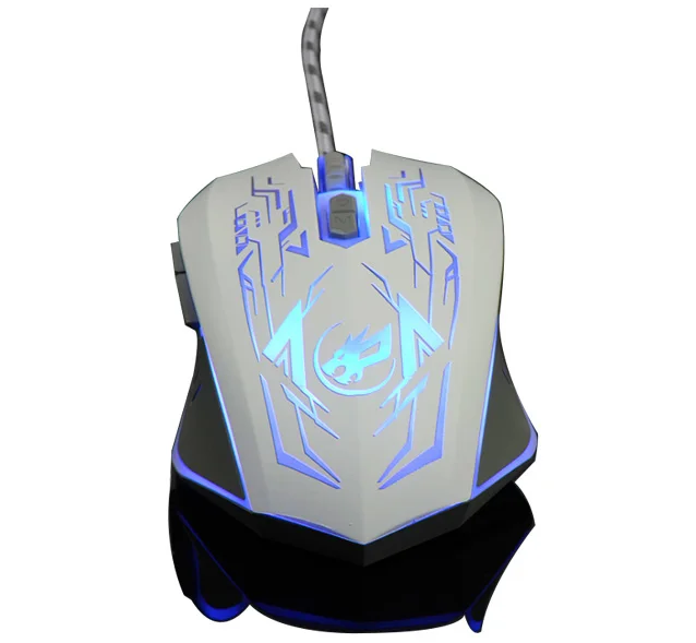 

War Wolf Q7 Wired Gaming Mouse E-sports 6D Gaming Mouse Comfortable Grip, White