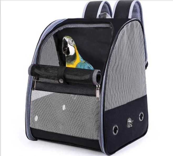 

parrot carrier backpack mesh fabric backpack for birds travel, Customized
