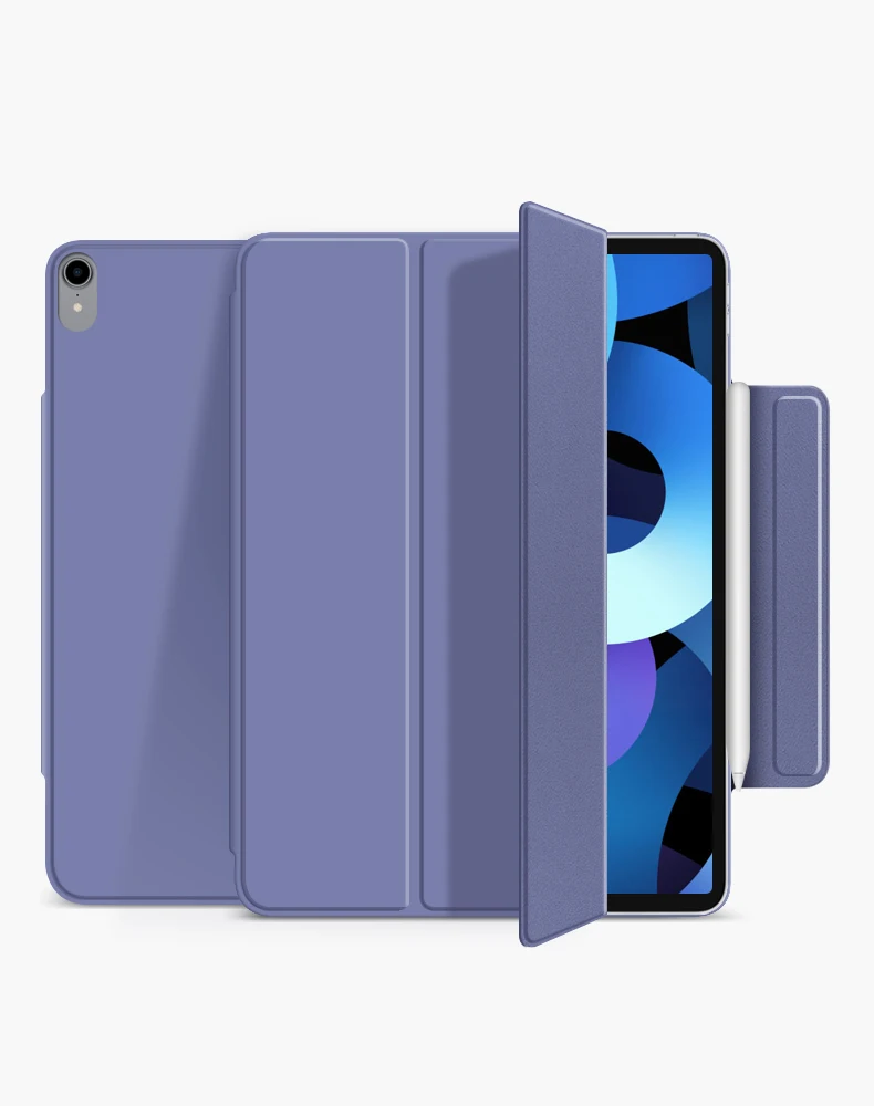 

Custom Logo New Transparent Pencil Holder TPU Soft Edge PC Cover case cover for ipad pro 11