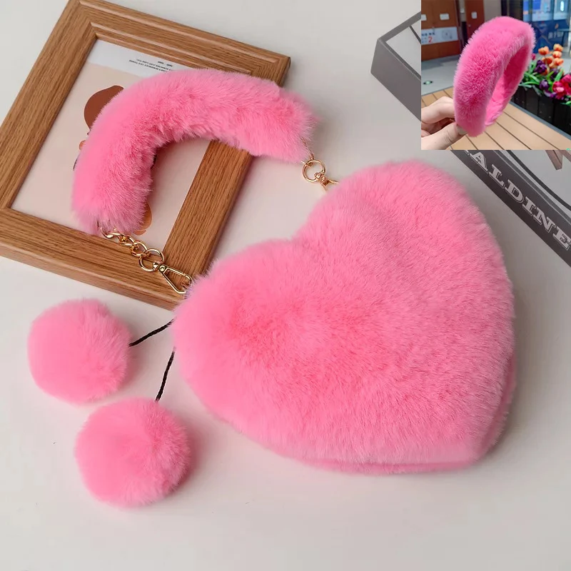 

Women matching purse and headband fur headband and purse set heart purse with headband